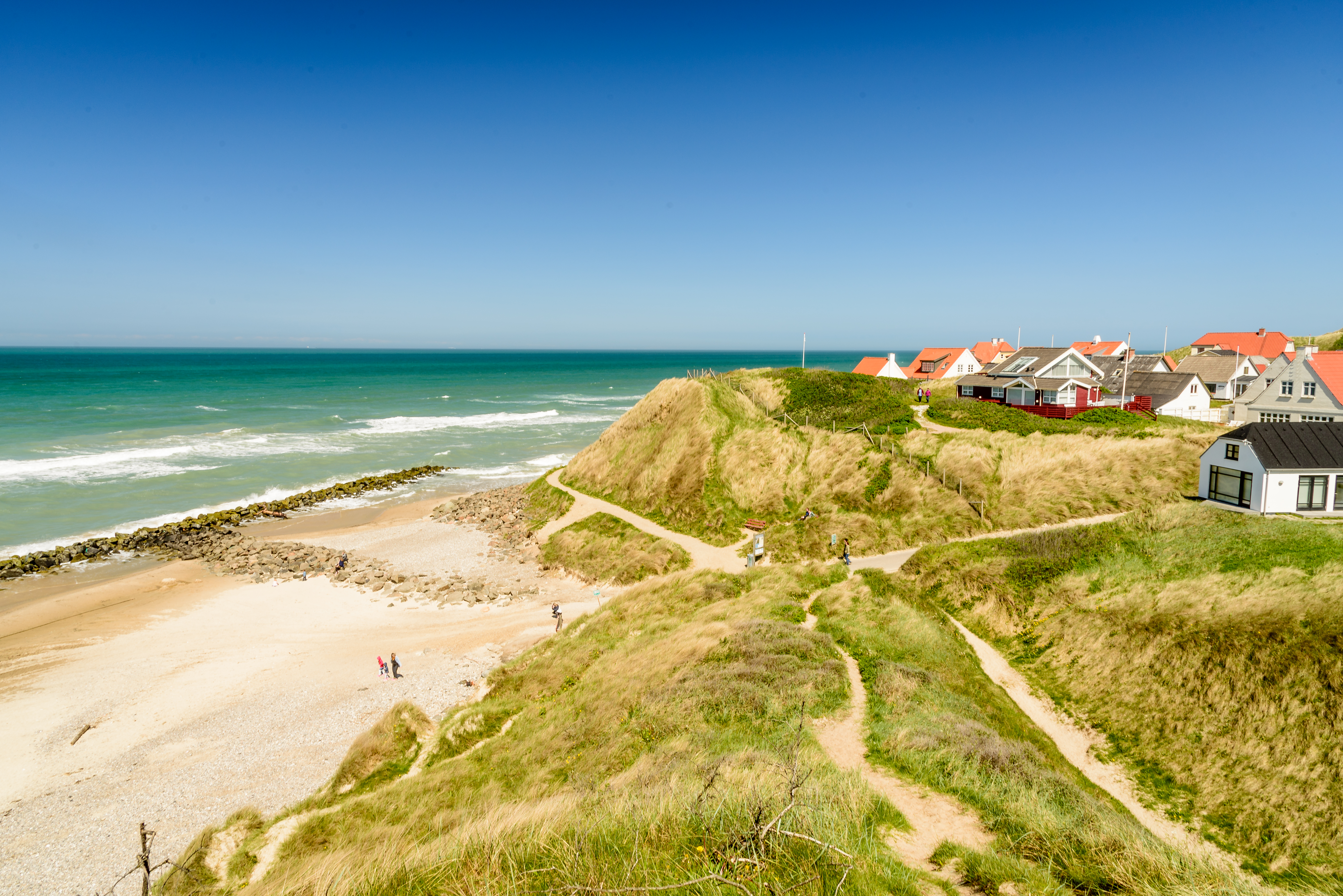 Nyd den skønne natur ved stranden