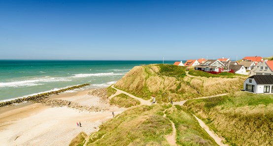 Nyd den skønne natur ved stranden